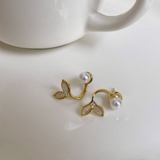 ivory opal - morning.earrings