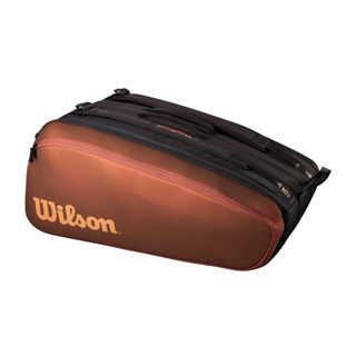 Wilson กระเป๋าเทนนิส Pro Staff V14 Super Tour 15 Pack Tennis Bag | Bronze ( WR8021901001 )