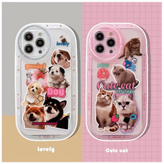 🎁ส่งของขวัญ🎁เคสไอโฟน 14 Pro Max 13 12 11 เคส for เคสไอโฟน11 Promax น่ารัก ลูกสุนัข พกง่ายๆ การป้องกันการตก Case