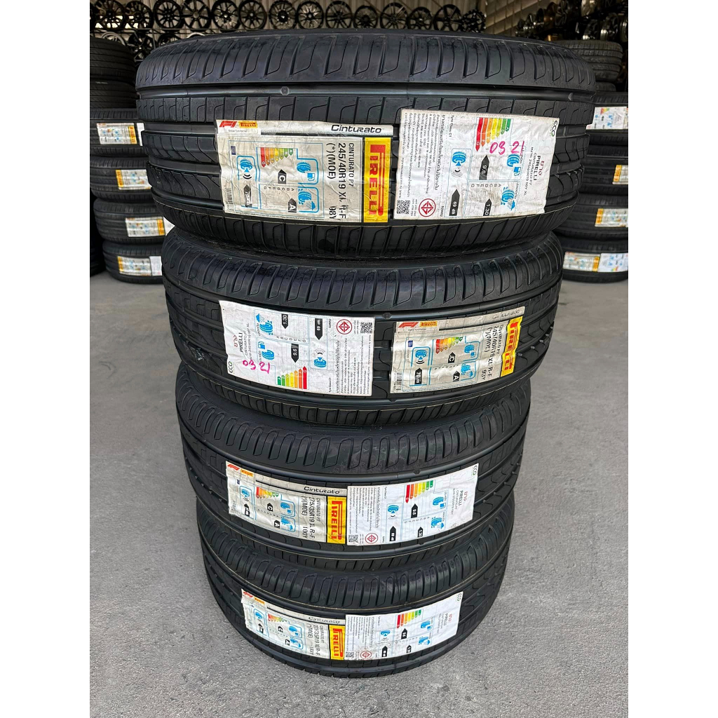 🔴 ยาง "#พิเรลลี่" Pirelli รันแฟลต (Run flat) ยางใหม่ ปี 21 - 245/40R19 กับ 275/35R19