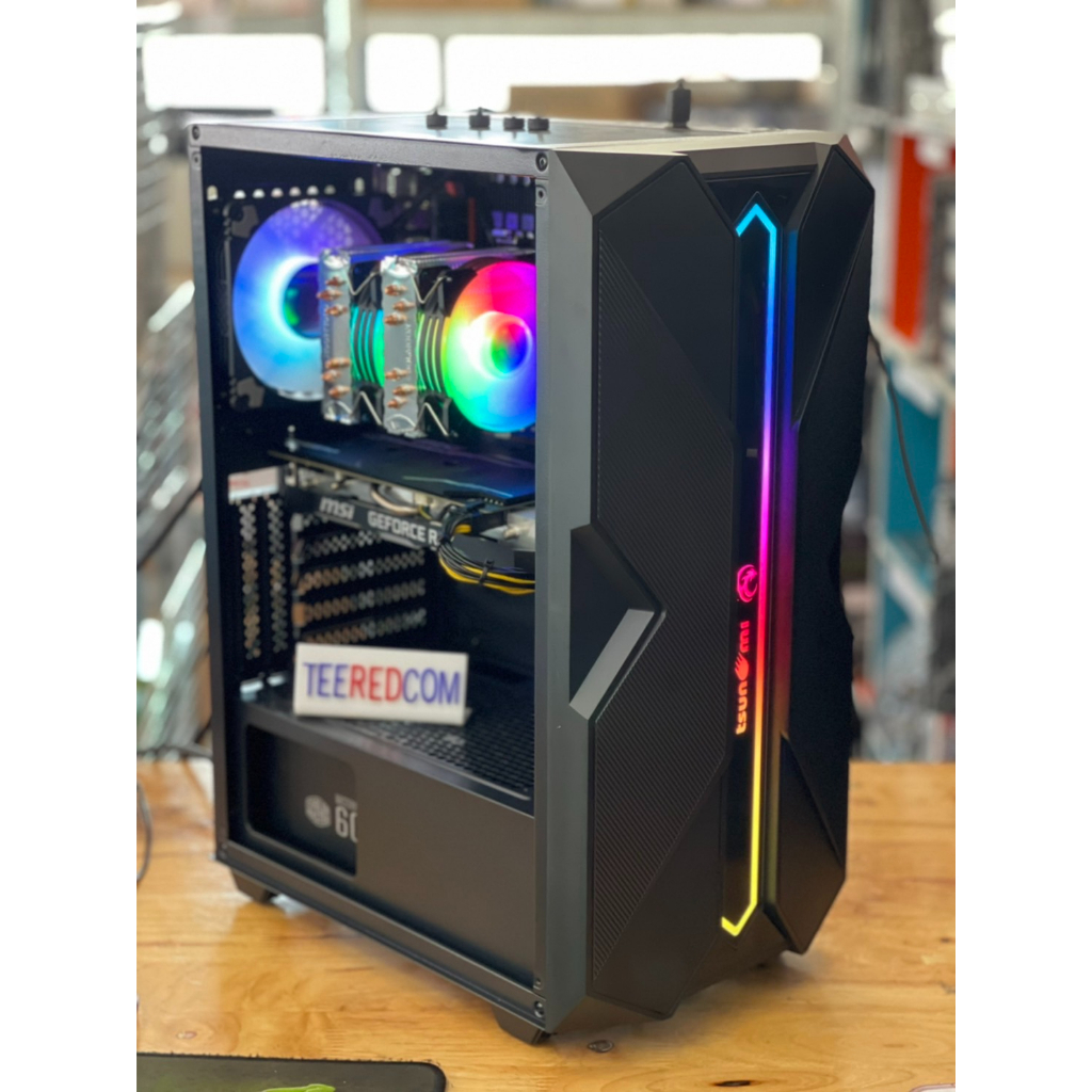 คอมพิวเตอร์ คอมเล่นเกมส์ ทํางาน ตัดต่อ ปล่อยบอท 12คอ24เทรด cpu intel xeon E5 2680v3 12คอ24เทรด RTX20