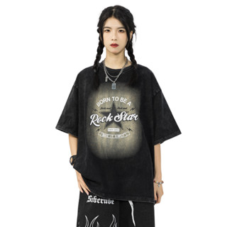 Butter up เสื้อยืดสตรีทโอเวอร์ไซส์ “Rock Star” Street Oversize T-Shirt