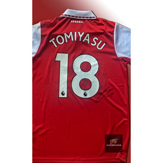 เสื้อเหย้า Arsenal 2022/2023 พร้อมลายเซ็น Takehiro Tomiyasu