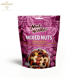 นัท วอล์คเกอร์ ถั่วรวมผสมผลไม้แห้ง 500 กรัม Nut Walker MIXED NUTS &amp; DRIED FRUITS 500 g