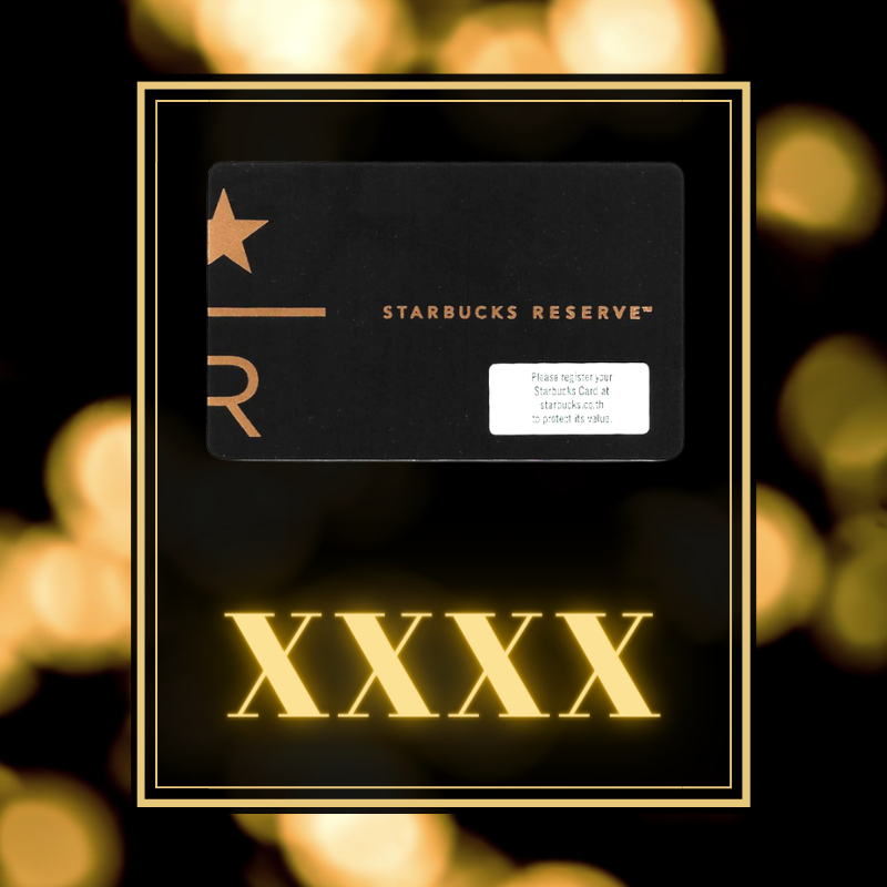 บัตร สตาร์บัคส์ กระดาษ Starbucks Card Reserve 2022 เลือกเลขได้ แถมซองใส่การ์ด ของแท้ 100%