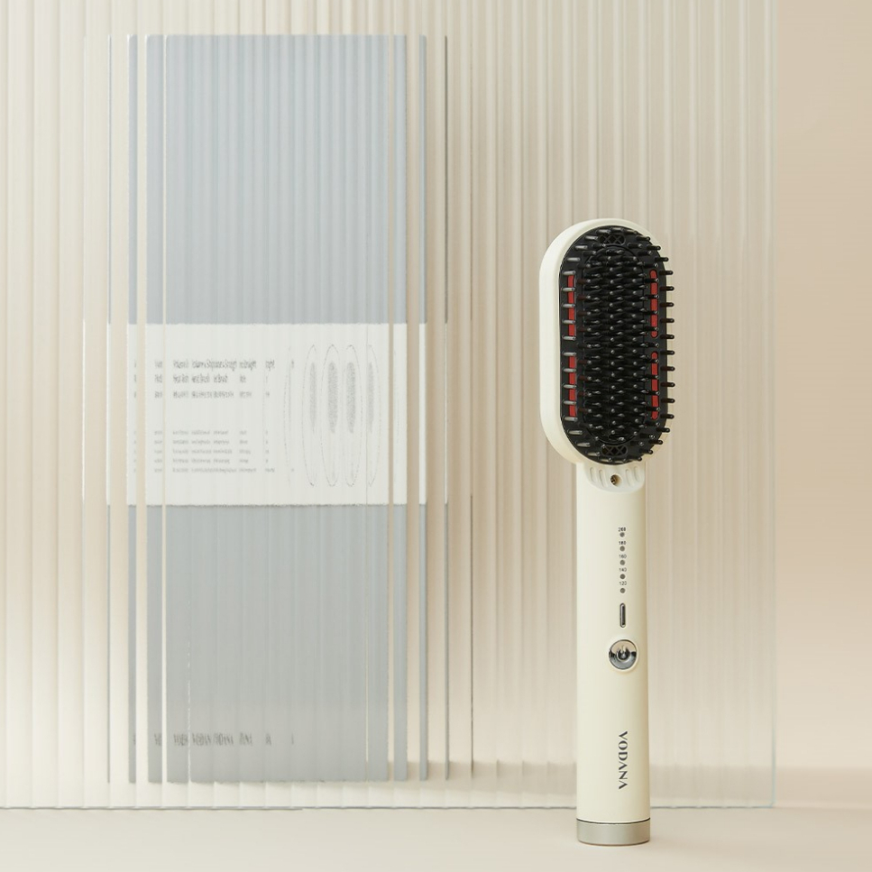 ( พร้อมส่ง ) Vodana Volume & Straight Heat Brush หวีแปรงไฟฟ้า