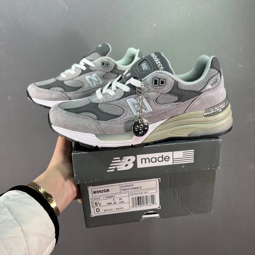 New Balance 992 Tuple gray ของแท้ 100% รองเท้าผ้าใบ