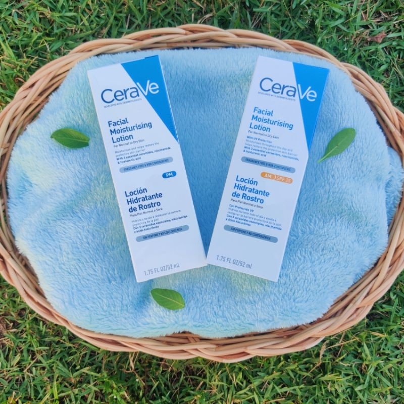 ✅ฉลากไทย✅ Cerave Facial Moisturising Lotion PM / AM spf 30 / Oil Control ขนาด​ 52 mL. เซราวี