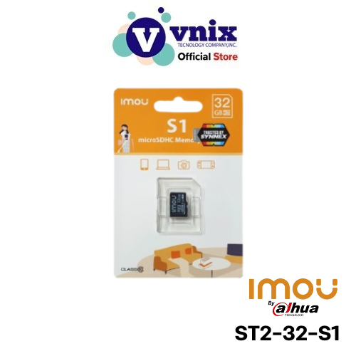 ST2-32-S1 Imou microSD 32GB No Adapter Read 95MB/s Write 38MB/s By Vnix Group