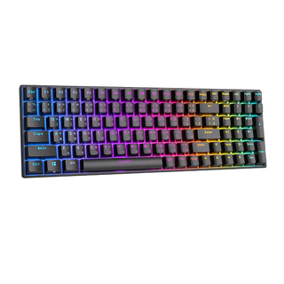 ภาพใหญ่: Royal Kludge RK100 RK860 Bluetooth 5.0 และ 2.4G RGB Hot Pluggable Mechanical Keypad