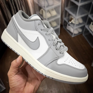 NIKE Air Jordan 1 Low Vintage Grey สินค้าถ่ายจากงานจริง ของแท้100%💯