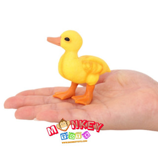 Monkey Toys - โมเดลสัตว์ ลูกเป็ด เหลือง ขนาด 8.00 CM (จากหาดใหญ่)