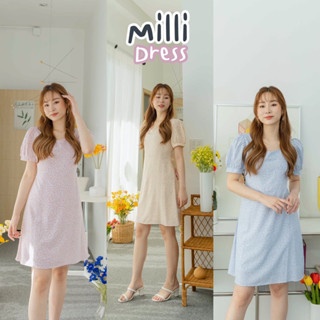 Milli dress เดรสสั้นทรงใหม่ล่าสุด💘