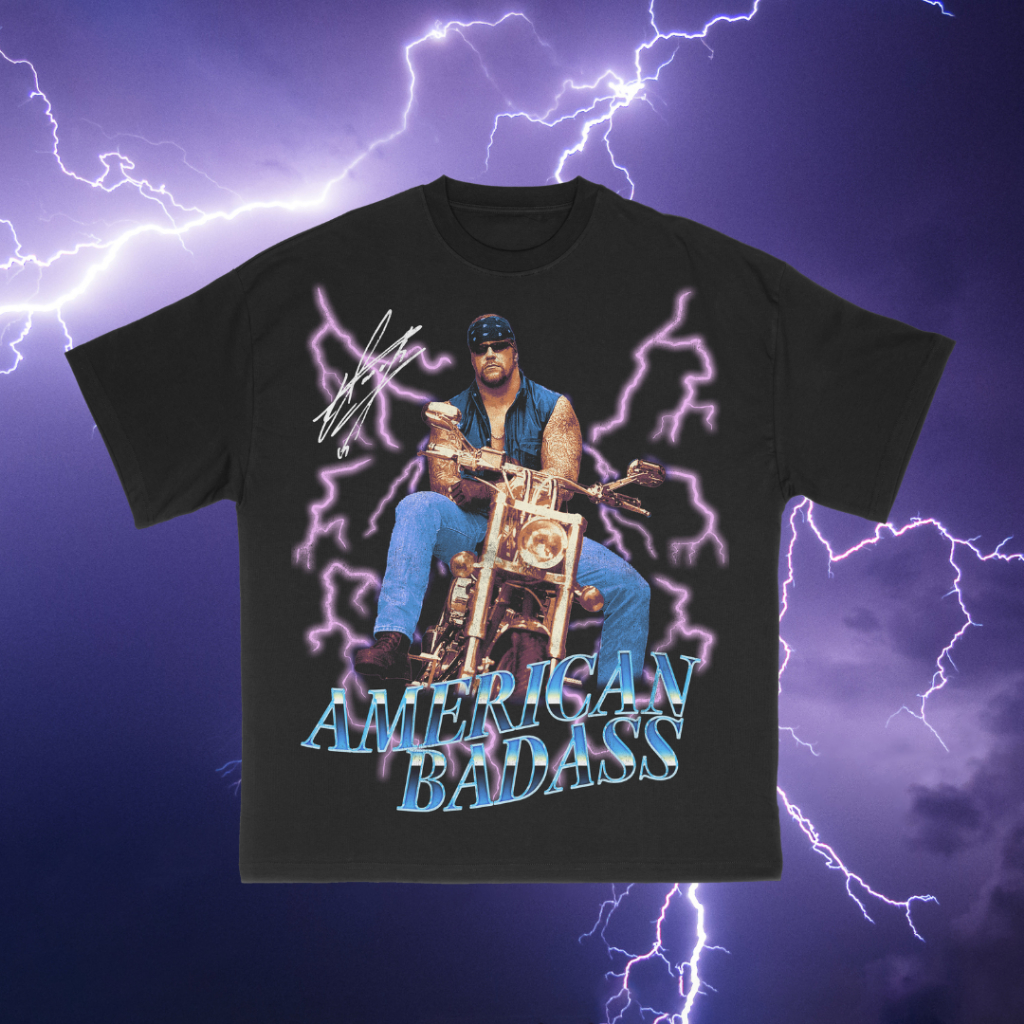 Screen Zone เสื้อยืดแขนสั้น Bootleg ลายนักมวยปล้ำ Undertaker