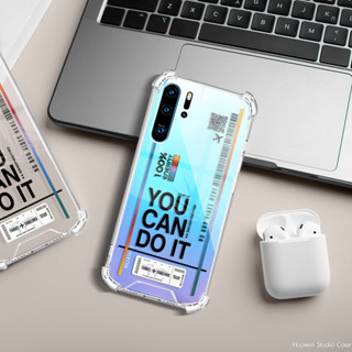 เคสใสบาร์โค้ด You can do it. รุ่น Huawei (หัวเว่ย) (เคสมือถือ)