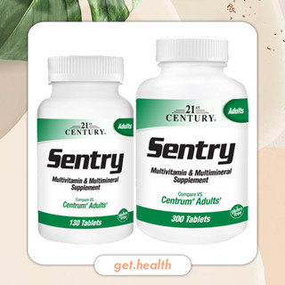 ⭐⭐⭐พร้อมส่ง วิตามินรวม 21st century Sentry, Multivitamin &amp; Multimineral Supplement (130/300เม็ด)