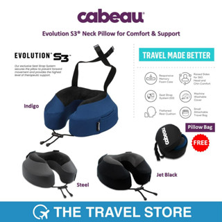 CABEAU Evolution S3® Neck Pillow หมอนรองคอเมมโมรี่โฟม 100% ร…