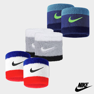 Nike Collection ไนกี้ ผ้ารัดข้อมือ สายรัดข้อมือ Swoosh Wristband 2PK N.000.1565.620 / N.000.1565.416 / N.000.1565.016 (440)