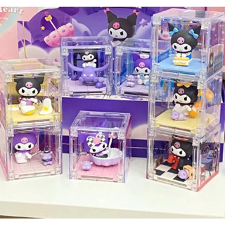 [พร้อมส่งของแท้] โมเดลซานริโอ้ คุโรมิ Sanrio Kuromi Micro Box งานลิขสิทธิ์ของแท้ (สุ่ม/ยกชุด)