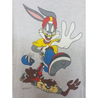 เสื้อยืดวินเทจ LooneyTunes ยุค90(1994) ลายทะลุหน้าหลังคอฟิตตะเข็บเดี่ยวบ่าคู่ ป้ายsignal MadeInUSA ไซต์แอลLแท้💯มือสอง2