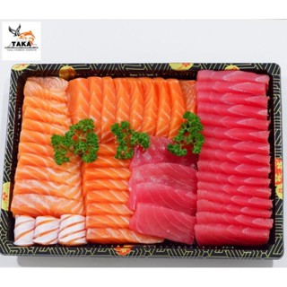 Salmon+Tuna size L ขนาด (400+400g) **ราคาไม่รวมค่าจัดส่งตามระยะทาง สอบถามก่อนชำระเงิน**