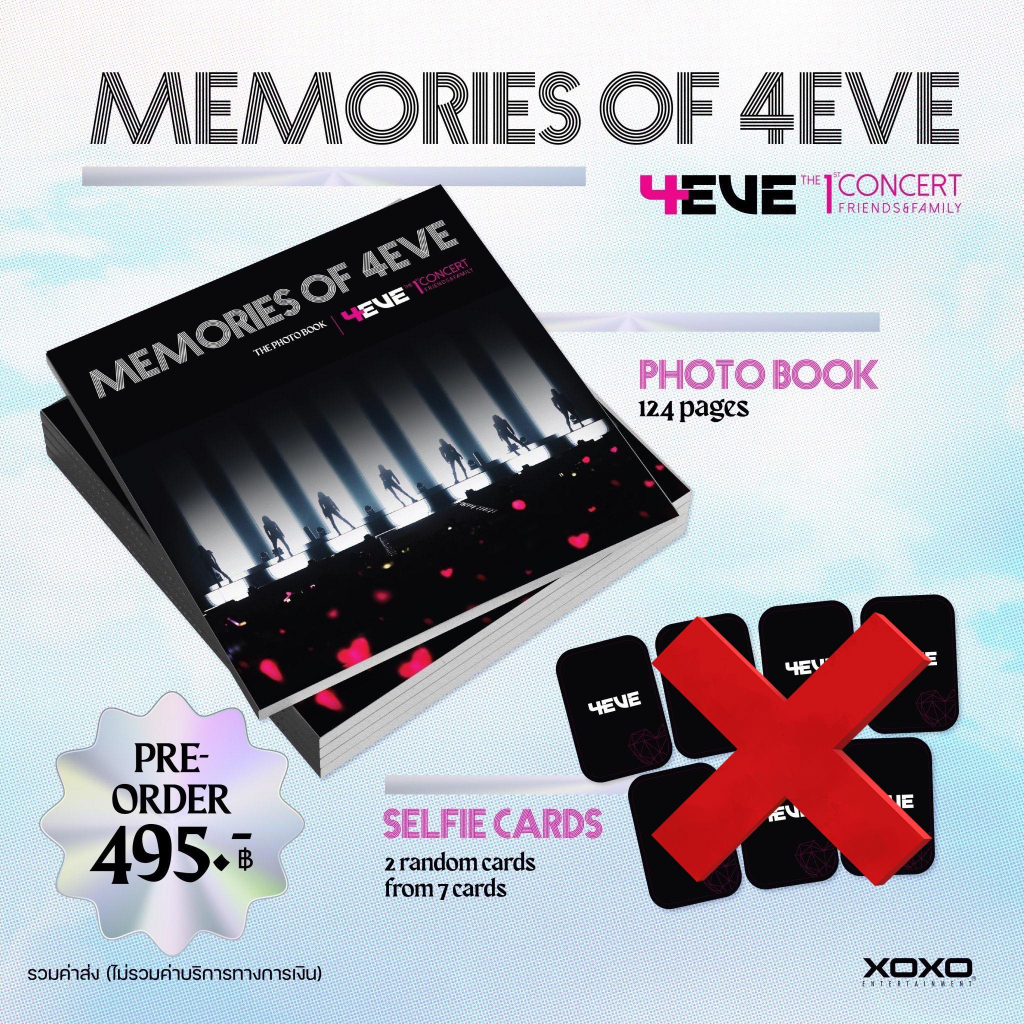 Photobook Memories of 4EVE ❌ไม่มีการ์ด❌