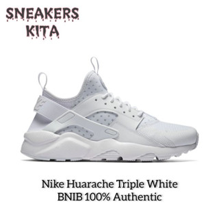 ของแท้ 100% Nike Huarache Triple White