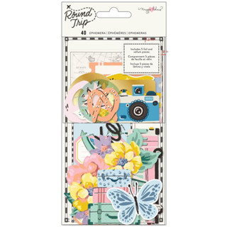 Maggie Holmes Round Trip Ephemera Cardstock Die-Cuts 40/Pkg