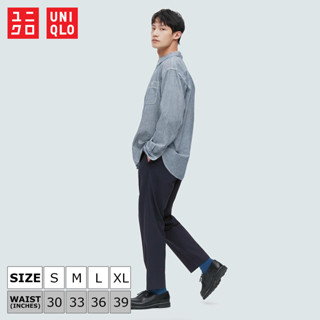 กางเกงขา 5 ส่วน Uniqlo Wool Like - 69 Navy