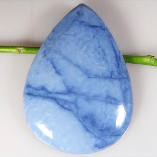 1 pc Natural Blue Opal 2-3 cm Polished Cabochon Stone / Top High Quality Stone / Jewelry Stone Healing Chakra.