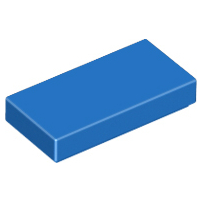 BRICK PARTS 3069 (ชิ้นส่วน อะไหล่ เลโก้แท้) Tile 1 x 2 with Groove