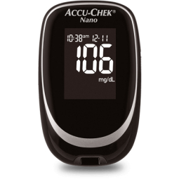 เครื่องตรวจน้ำตาลในเลือด ACCU-CHEK NANO (ใช้แผ่นตรวจ ACCU CHEK PERFORMA)