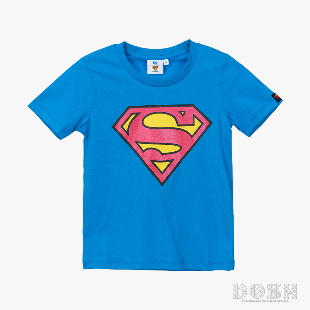 DOSH BOY'S T-SHIRTS SUPERMAN เสื้อยืดคอกลมผู้ชายเด็กชาย 9FSBT5030-BU