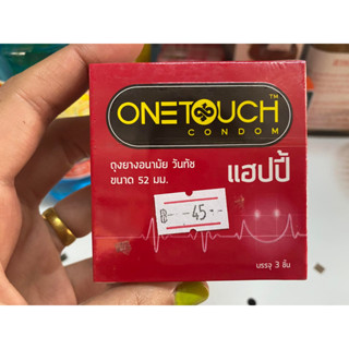 สินค้าพร้อมส่งOnetoucth ถุงยางอนามัย วันทัช  ขนาด 49 Exp.ยาวยาว