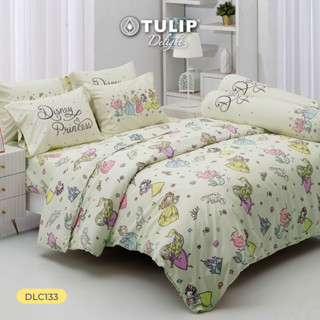 [ส่งฟรี] TULIP Disney เจ้าหญิงดิสนีย์ DLC133 ชุดเครื่องนอน ผ้าปูที่นอน ผ้าห่มนวม รุ่น TULIP Delight ลิขสิทธิ์แท้