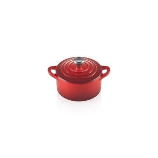 หม้อเหล็กหล่อทรงกลม ขนาด 10CM สีแดง ROUND CASSEROLE1 0CM CERISE