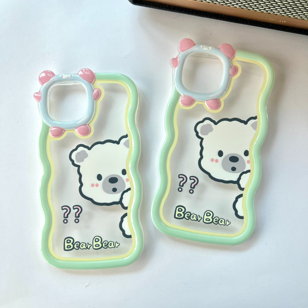 พร้อมส่งจากไทย | Case iPhone 7 Plus/8 Plus iPhone Bear Bear เคสไอโฟนน่ารัก ขนาดพอดีกับเครื่อง เคสไอโฟนราคาถูก