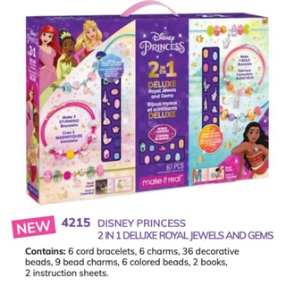 MIR4215 - 2 in 1 Disney Princess and MoanaRoyal Jewels and Gems