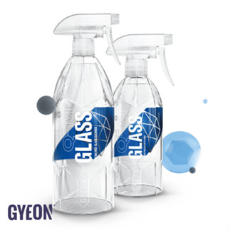 GYEON Q²M GLASS น้ำยาทำความสะอาดกระจก ไม่ทิ้งคราบ ปลอดภัยต่อฟิล์มกรองแสง หน้าจอวิทยุ 1000ml.