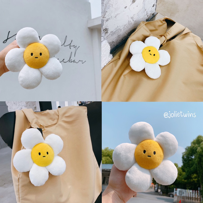 พร้อมส่ง PPพวงกุญแจ Daisy เดซี่ พวงกุญแจดอกไม้ ตุ๊กตา น่ารัก พวงกุญแจ น่ารักมากๆ ตุ๊กตาห้อยกระเป๋า พวงกุญแจตุ๊กตา 46025