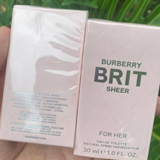 Burberry Brit Sheer For Her EDT 30 ml ( New Package )