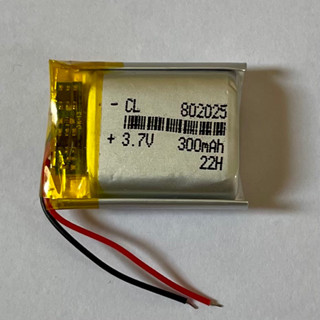 802025 3.7v 300mAh แบตเตอรี่ิ Battery mp3 mp4 แบตลำโพง แบตหูฟัง แบตกล้องติดรถยนต์ DIY