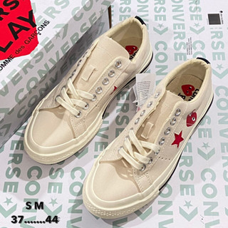 รองเท้าผ้าใบ Chuck Taylor One Star รองเท้าผ้าใบผู้ชายผ้าใบผู้หญิงแบบผุกเชือก ใส่สบาย ทรงสวย B20A003