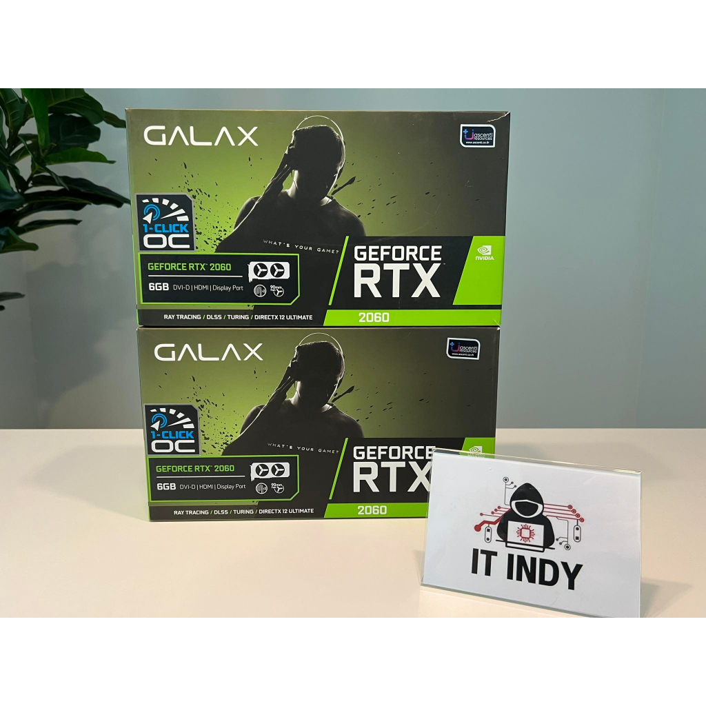 RTX 2060 GALAX 1-Cick OC 6GB (มือสอง)
