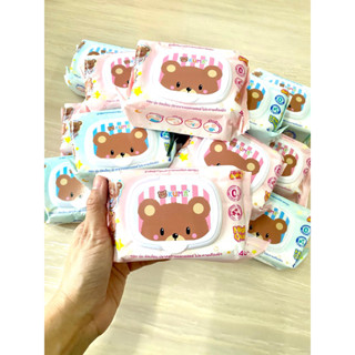 ✅ส่งไว | ใหม่ | ของแท้ ✅ ทิชชู่เปียก ชุด 6 ห่อ คุมะ KUMA Premium Selection คละสี