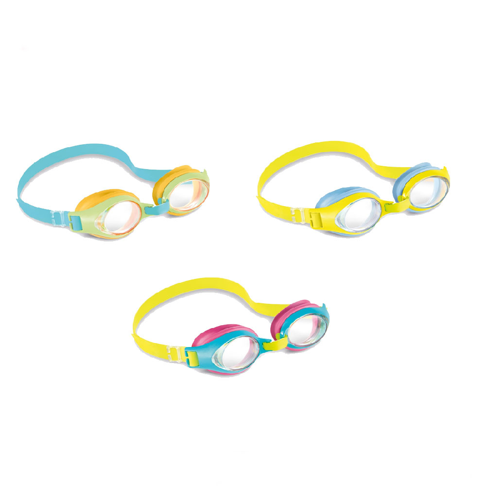 Intex junior goggles แว่นตาว่ายน้ำ สำหรับเด็ก 3-8 ขวบ 55611