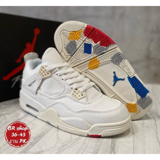 Nike Air Jordan 4 Retro (size36-45) White Multi