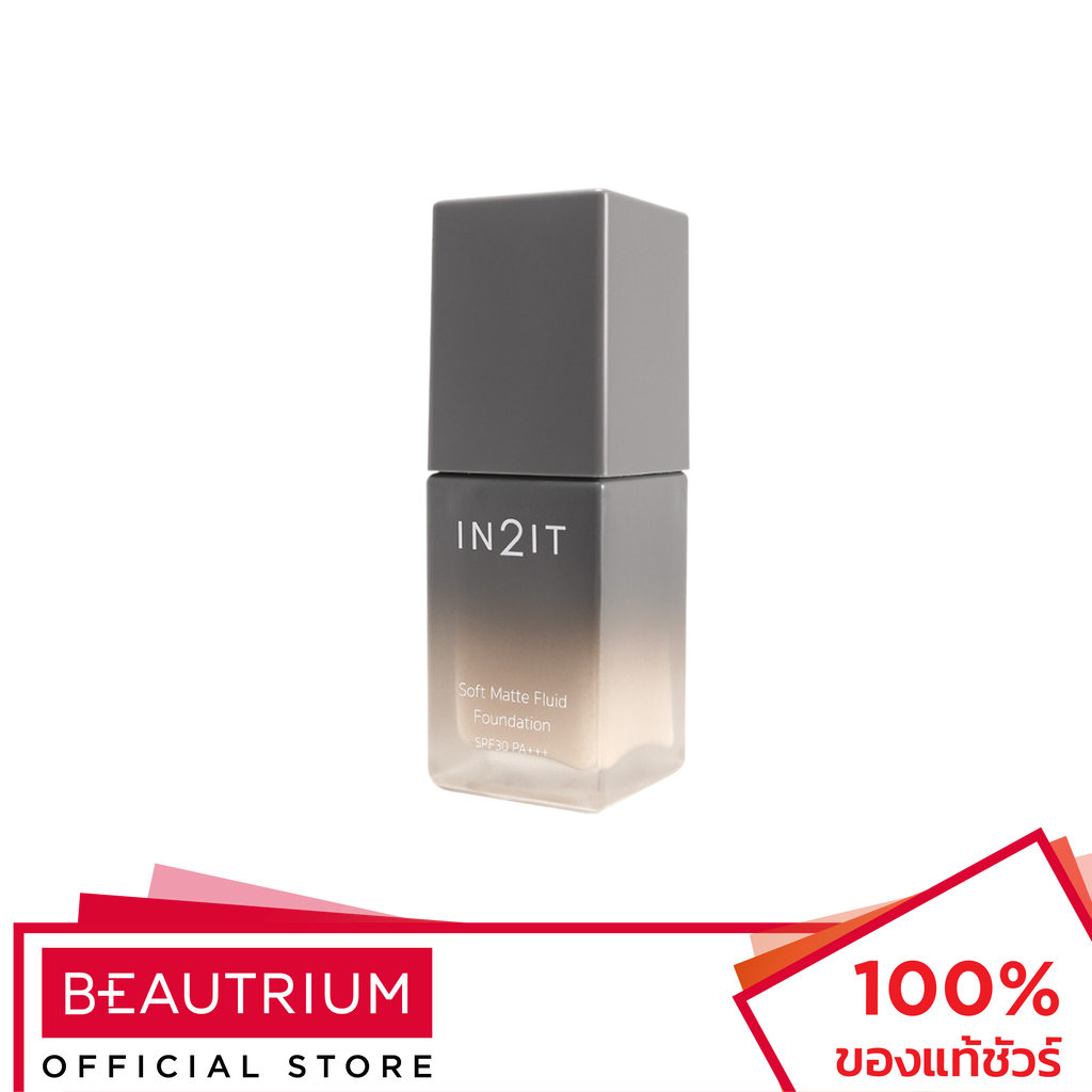 IN2IT Soft Matte Fluid Foundation SPF30 PA+++ รองพื้น 20ml - รูปที่ 2