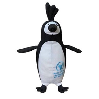 V-PET Eco-Friendly Penguin Plush Dog Toy