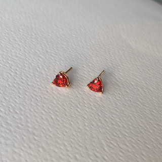 gemin. | #gmnredheart earrings